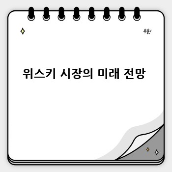 위스키 시장의 미래 전망