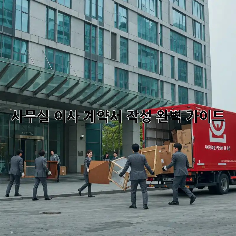 사무실 이사, 계약서 작성 완벽 가이드!