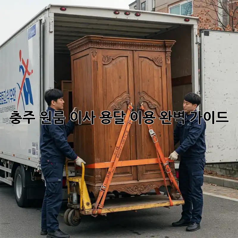 충주 원룸 이사, 용달 이용 완벽 가이드!