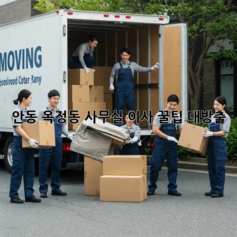 안동 옥정동 사무실 이사, 꿀팁 대방출!
