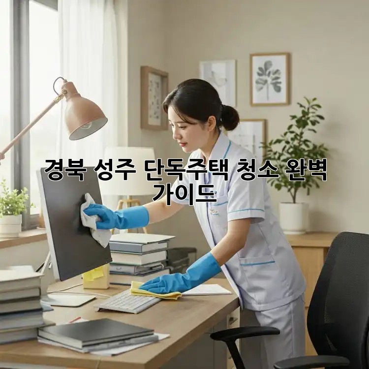 경북 성주 단독주택 청소 완벽 가이드