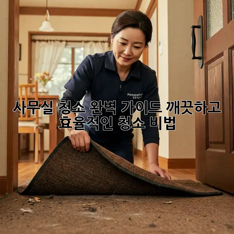 사무실 청소 완벽 가이드: 깨끗하고 효율적인 청소 비법! ✨