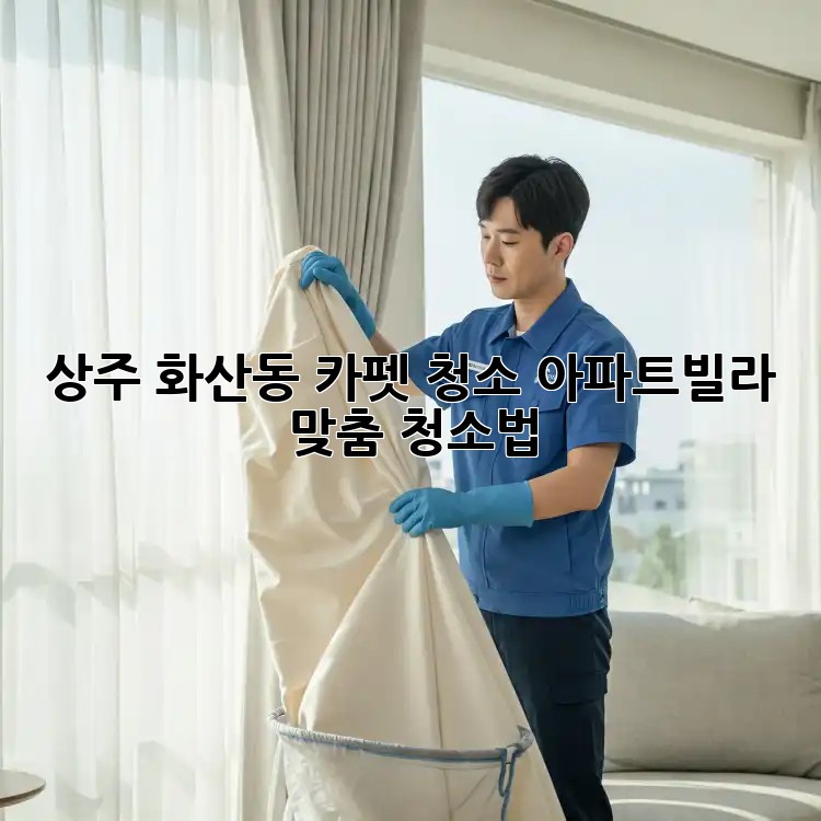 상주 화산동 카펫 청소🧹 아파트/빌라 맞춤 청소법🏡